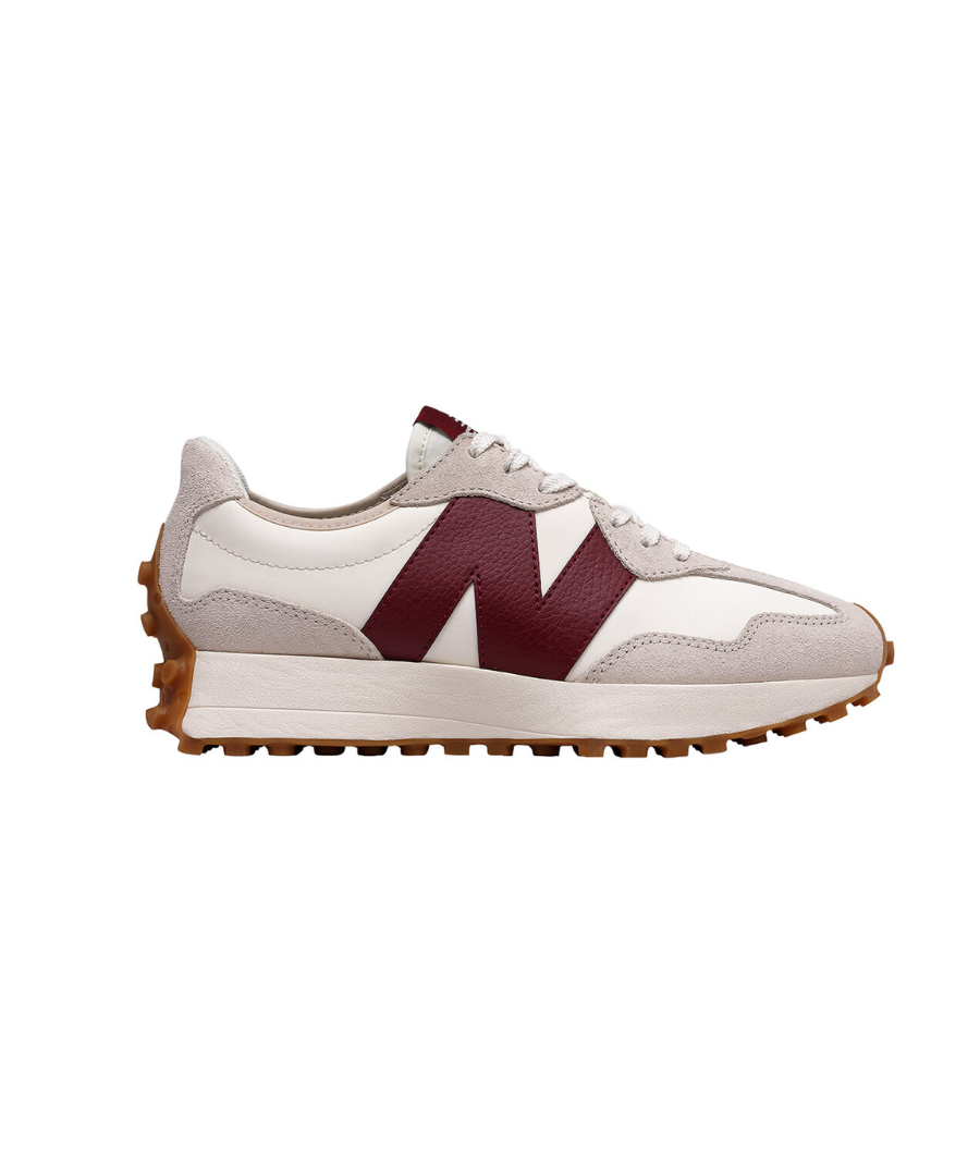UP DATE studio NEW BALANCE WS327 FUTURE CLASSIC SNEAKER FREIZEIT BEIGE WEINROT
