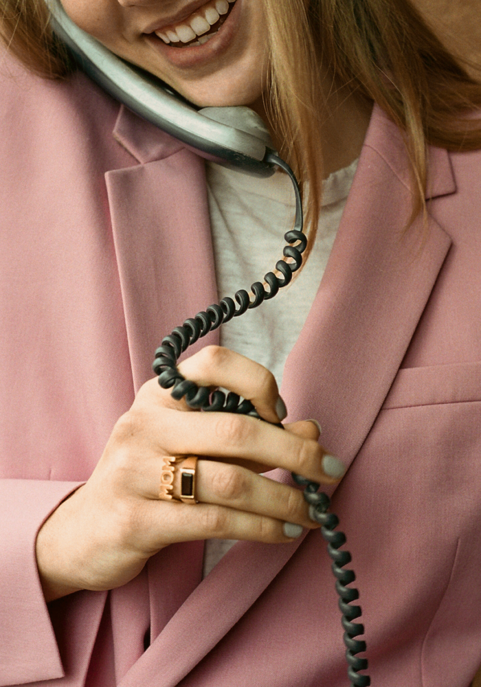 UP DATE studio MOM RING BY MARIA BLACK GOLD