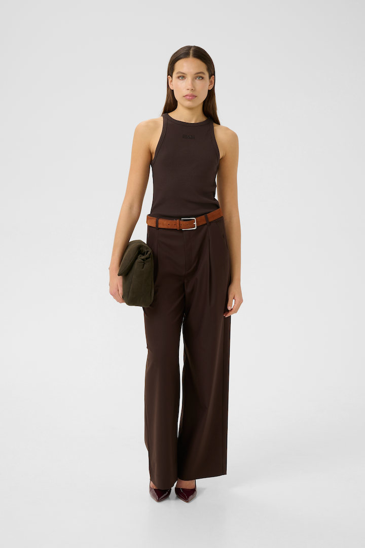 GESTUZ PANTS GZPAULA MOLE - HOSE IN BRAUN