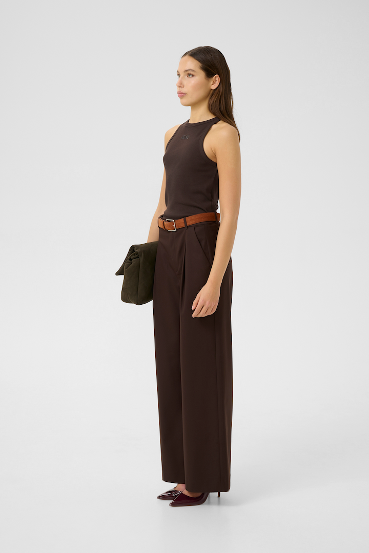 GESTUZ PANTS GZPAULA MOLE - HOSE IN BRAUN