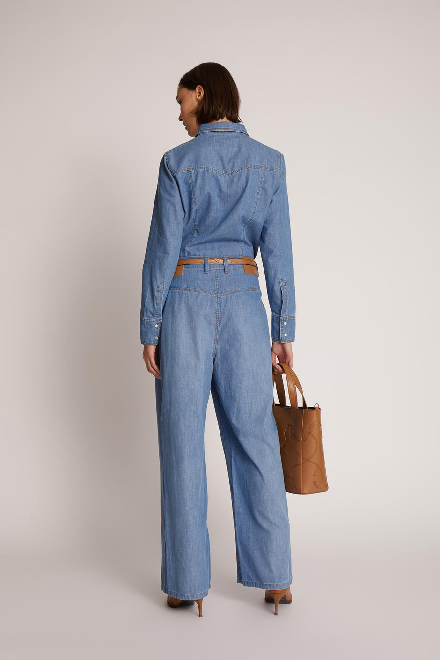 MUNTHE TARKA SHIRT - DENIM HEMD IN BLAU