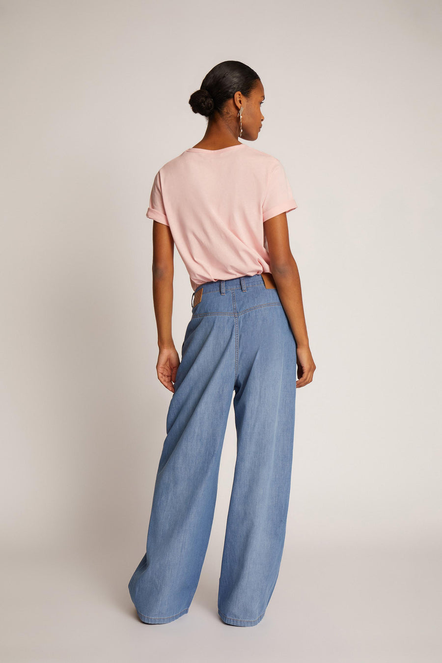 MUNTHE TALU DENIM PANTS - LEICHTE DENIM HOSE WEIT