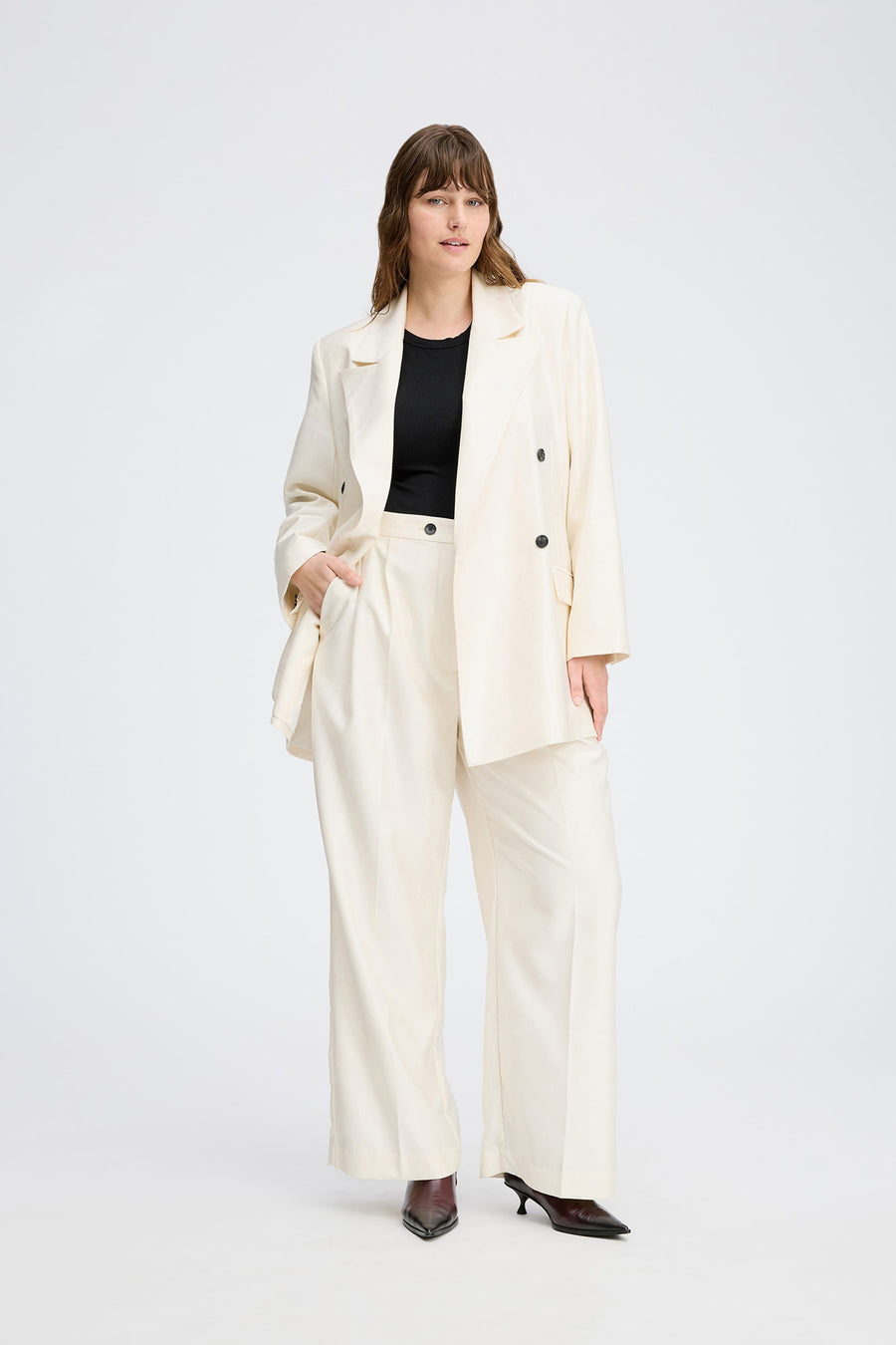 MUNTHE LYA BLAZER IVORY - BLAZER IN HELL