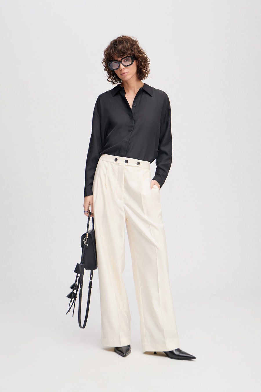 MUNTHE LYNZOO PANTS IN IVORY - HOSE IN HELL