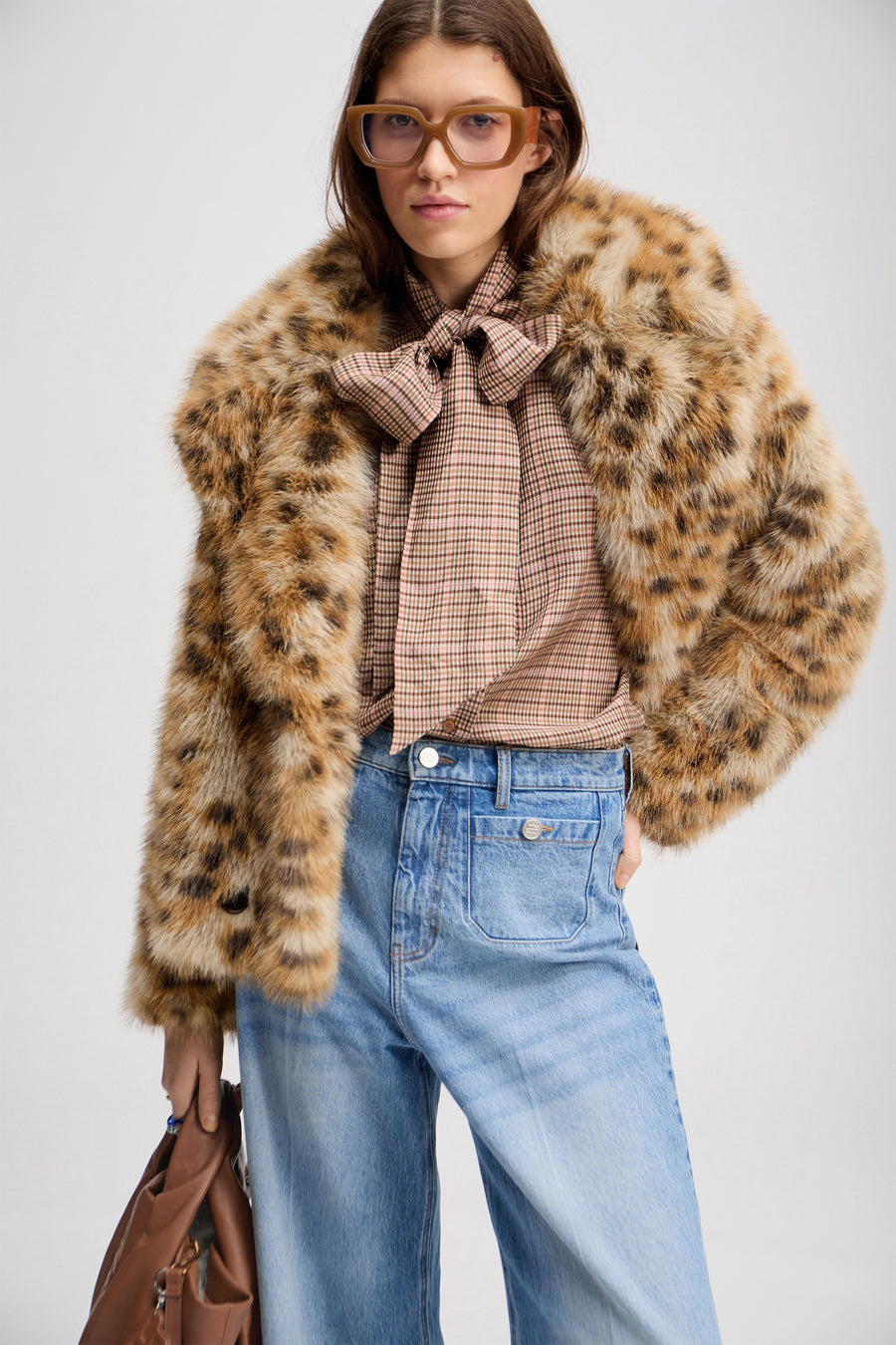 MUNTHE LESTINE FAKE FUR JACKET - KURZE KUNSTPELZ JACKE