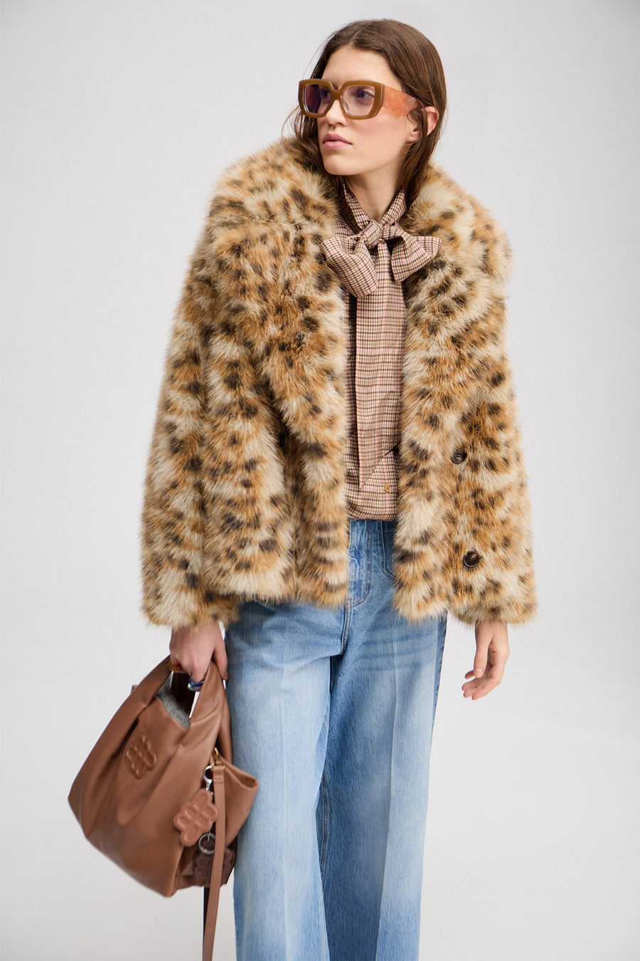 MUNTHE LESTINE FAKE FUR JACKET - KURZE KUNSTPELZ JACKE