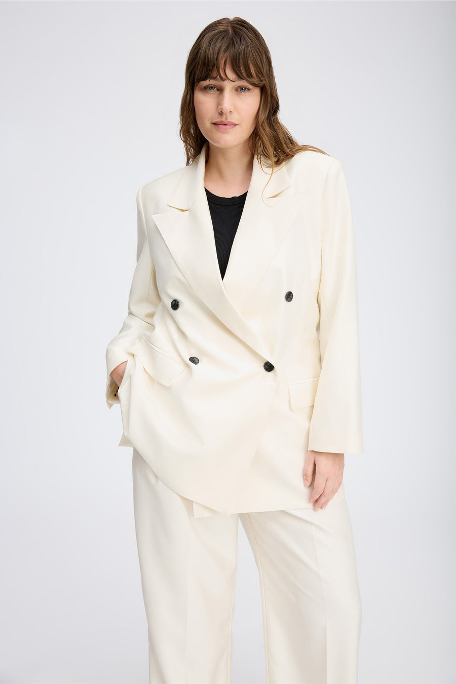 MUNTHE LYA BLAZER IVORY - BLAZER IN HELL
