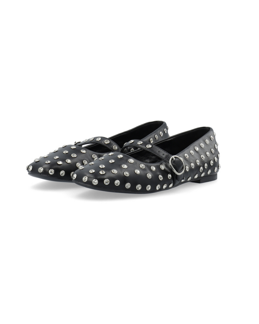 BIANCO MARY JANE BIAFALL - MARY JANES MIT STRASS