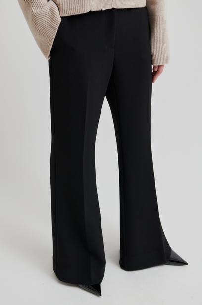 SECOND FEMALE FIQUE FLARED TROUSERS - KICK-FLARE HOSE SCHWARZ