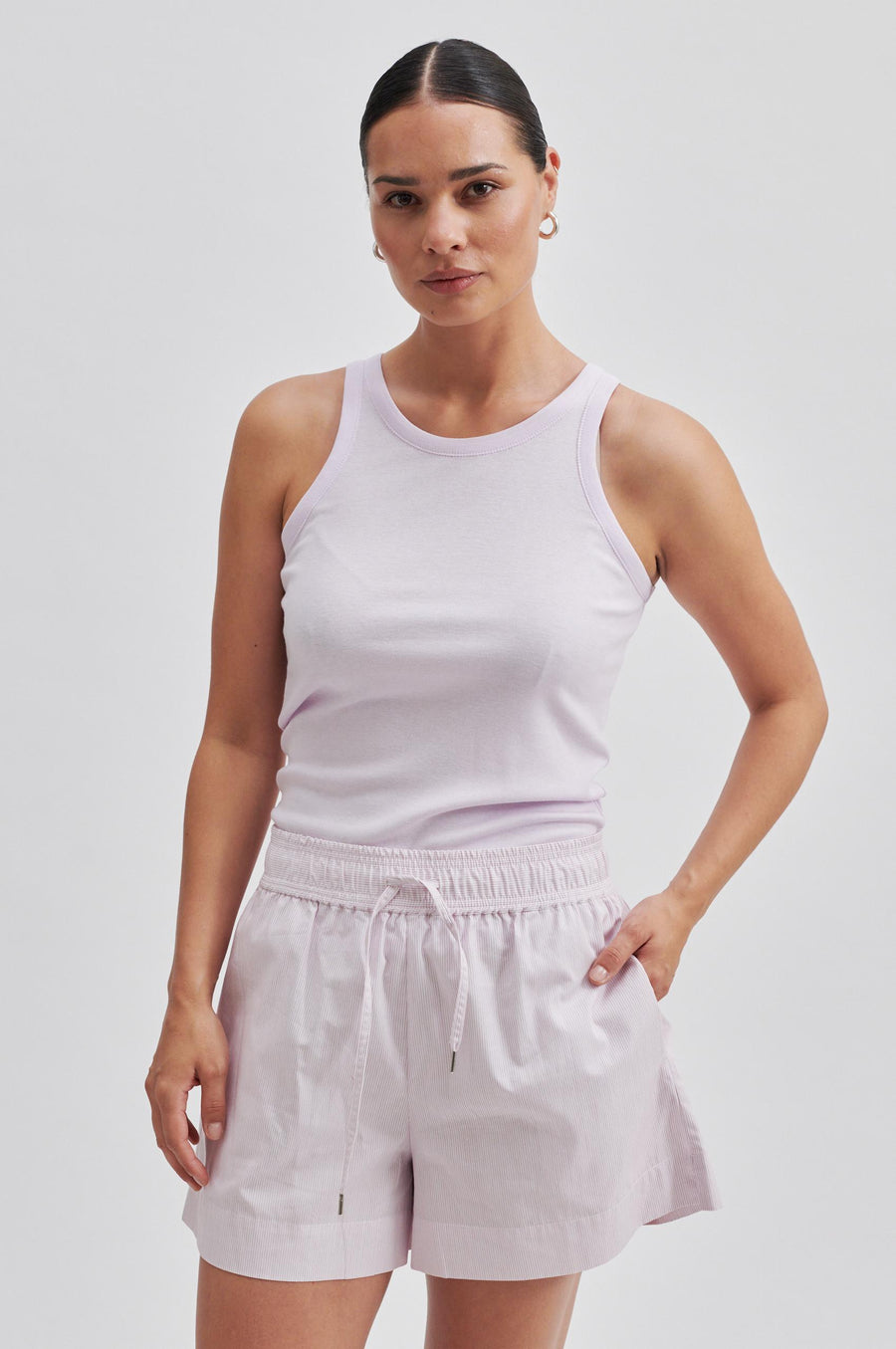 SECOND FEMALE ELVILDA TANK TOP - TANK TOP IN LAVENDER