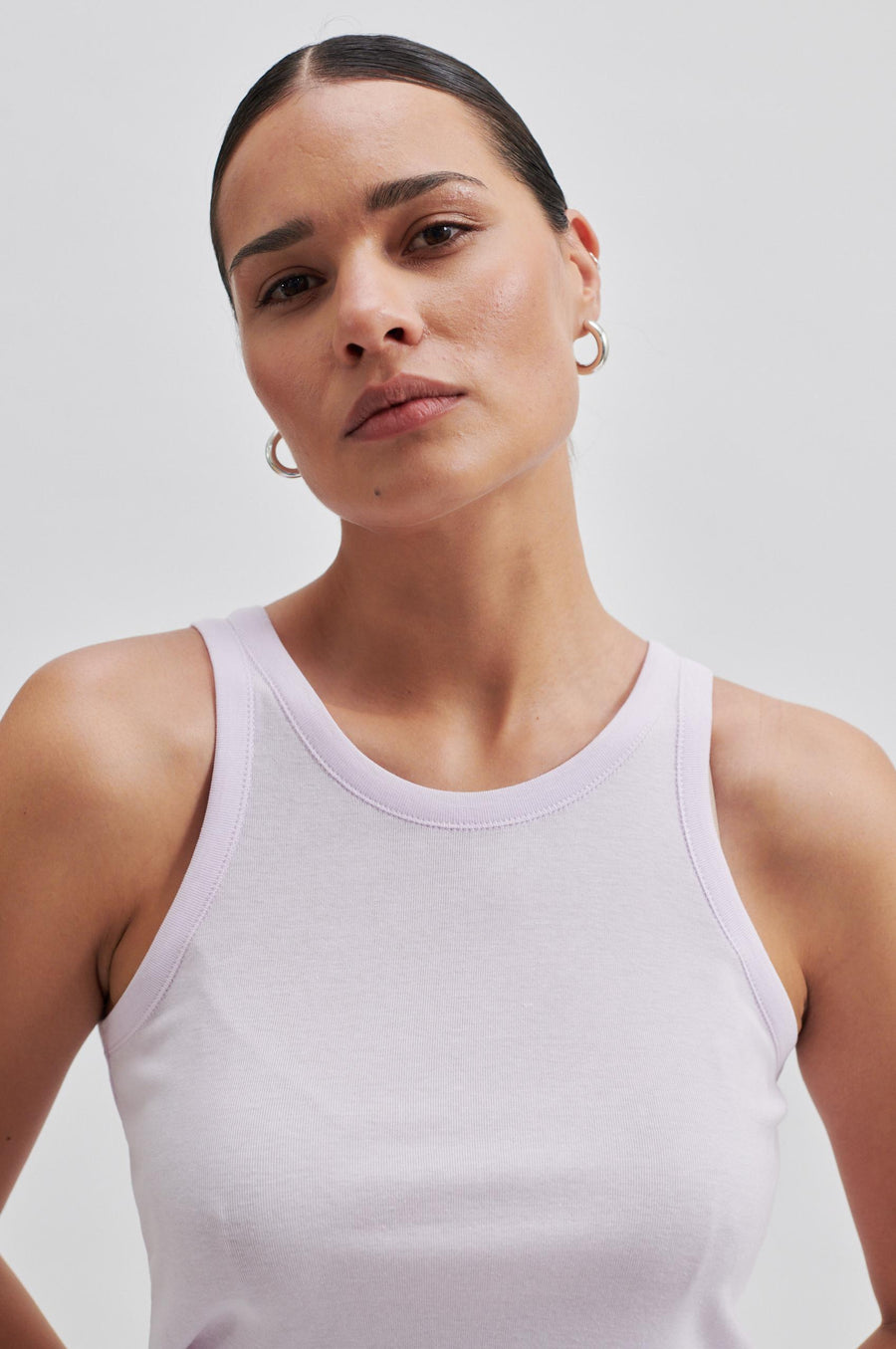 SECOND FEMALE ELVILDA TANK TOP - TANK TOP IN LAVENDER