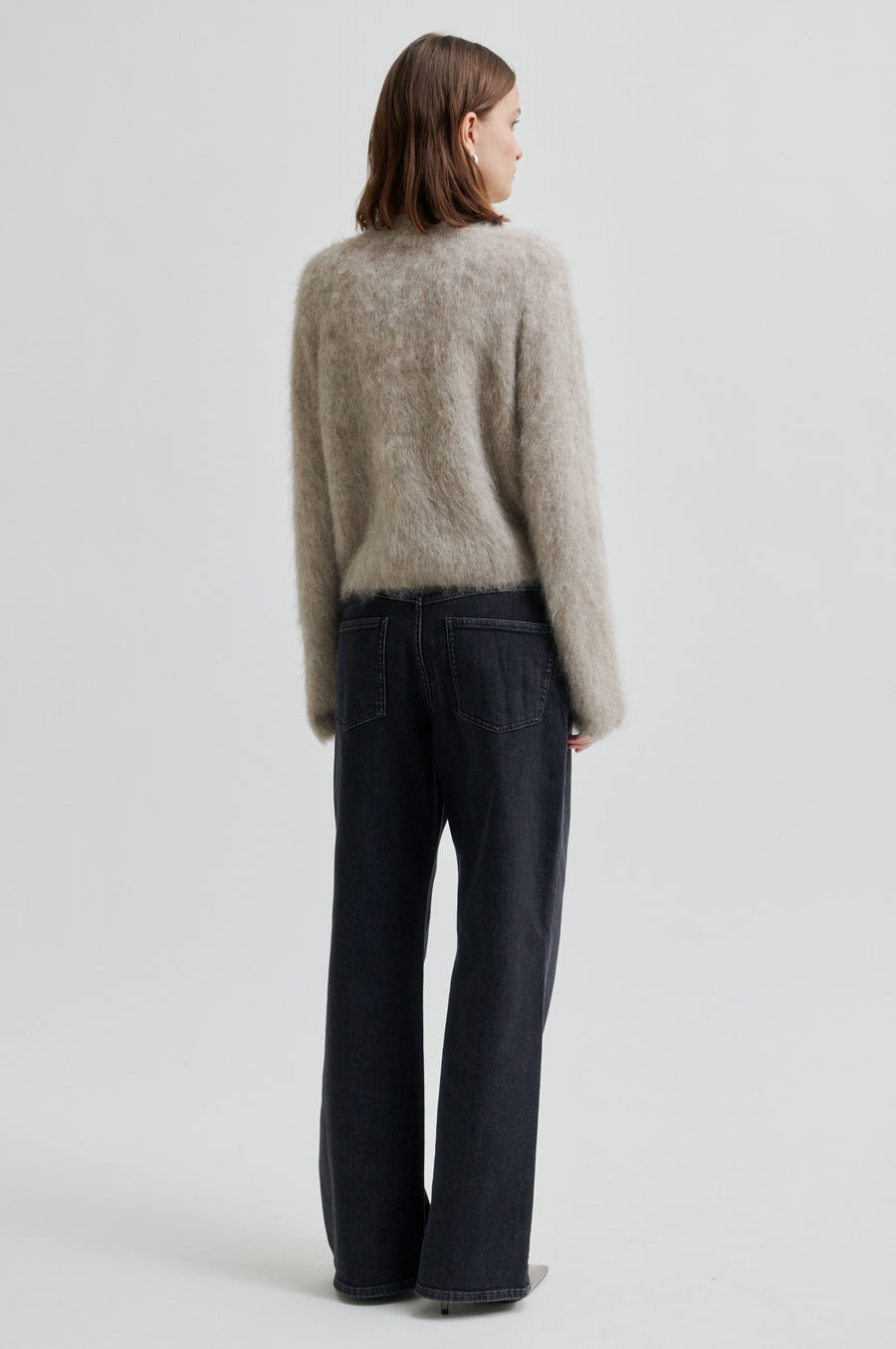 SECOND FEMALE KARLA KNIT CARDIGAN - STRICKJACKE IN BEIGE