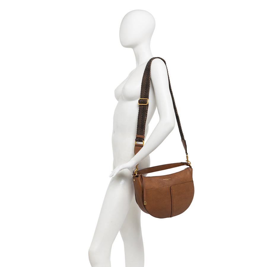 GIANNI CHIARINI GINKO BAG - SPORTIVE TASCHE IN FARBE COGNAC