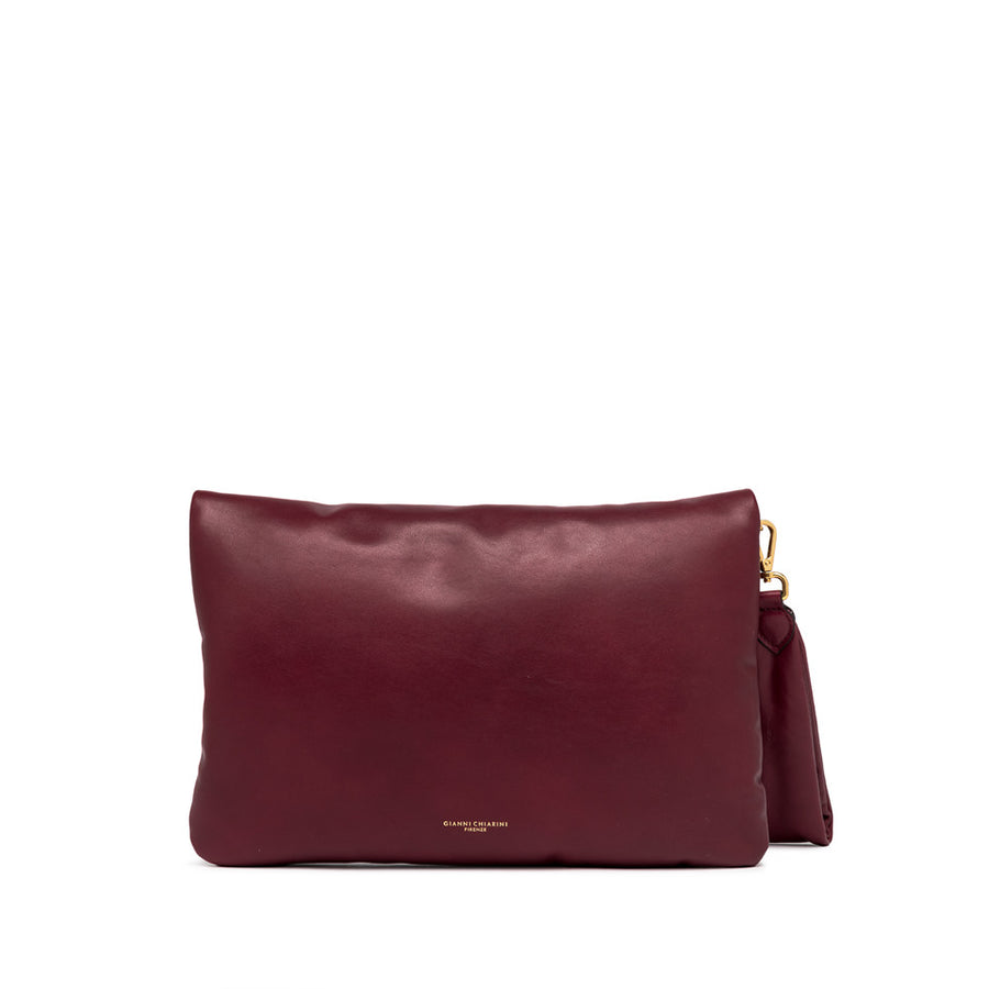 GIANNI CHIARINI MIREA BAG  - CLUTCH IN BURGUNDY