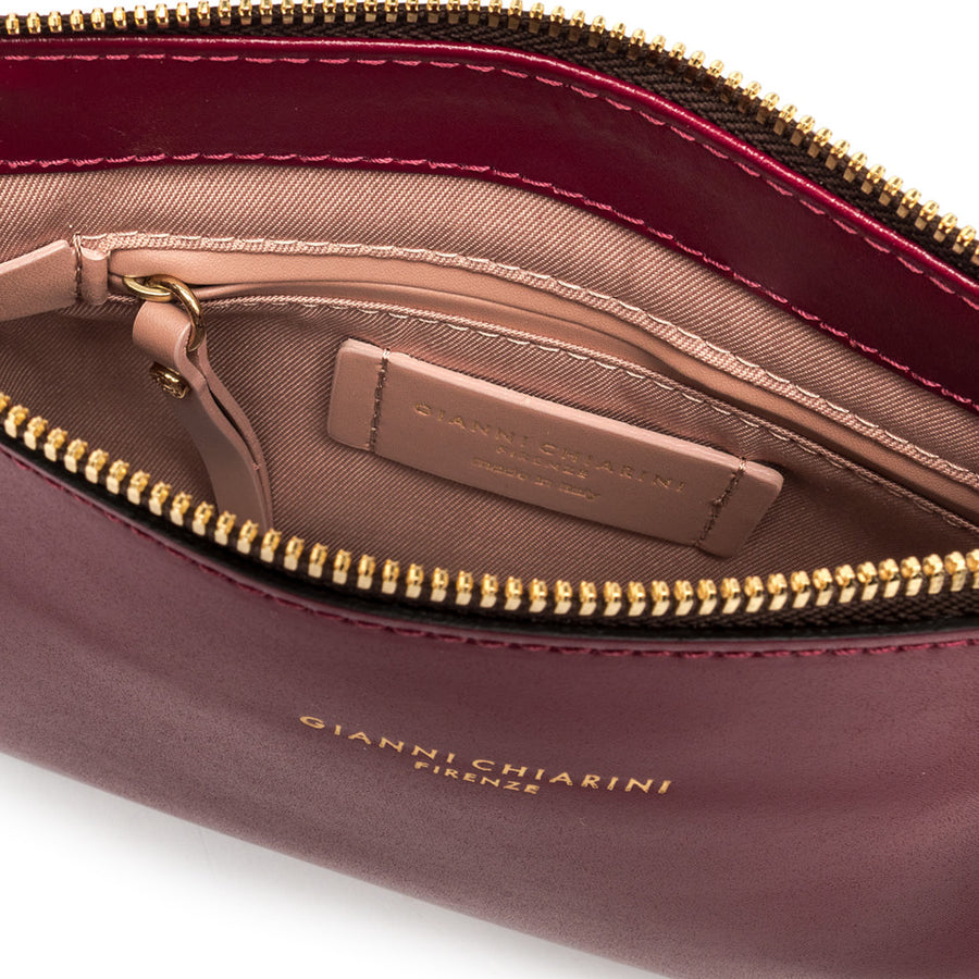 GIANNI CHIARINI BROOKE PREZIOSO - TASCHE KLEIN IN BURGUND ROT