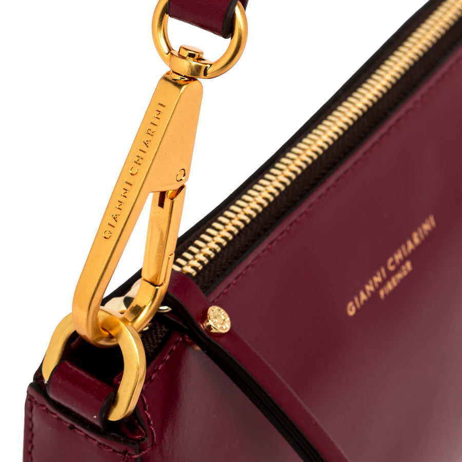 GIANNI CHIARINI BROOKE PREZIOSO - TASCHE KLEIN IN BURGUND ROT