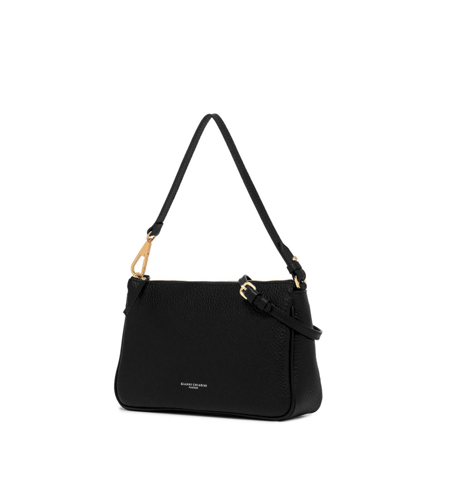 GIANNI CHIARINI BROOKE BAG BLACK - TASCHE BROOKE MITTLERE GRÖßE