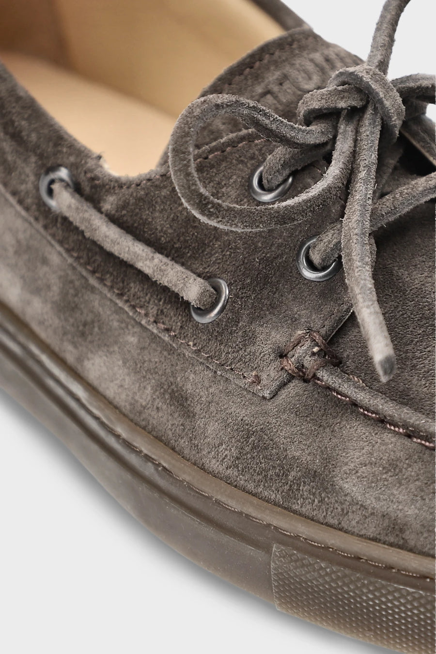 CPH160 SUEDE OFF BLACK - LOAFER SEGELSCHUHE IN GRAU