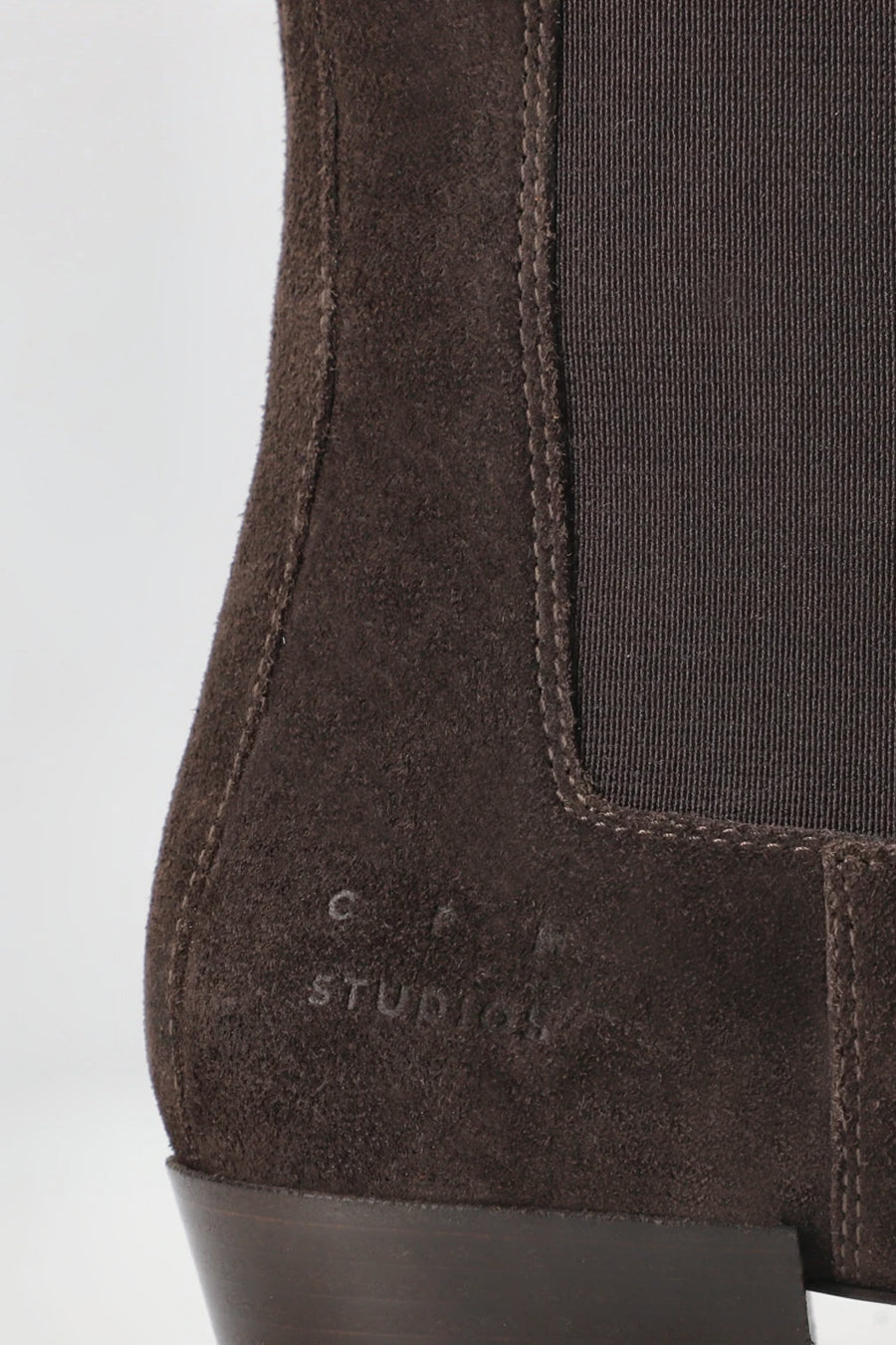 CPH294 CHELSEA SUEDE CHOCOLATE - SPITZE BOOTS WILDLEDER