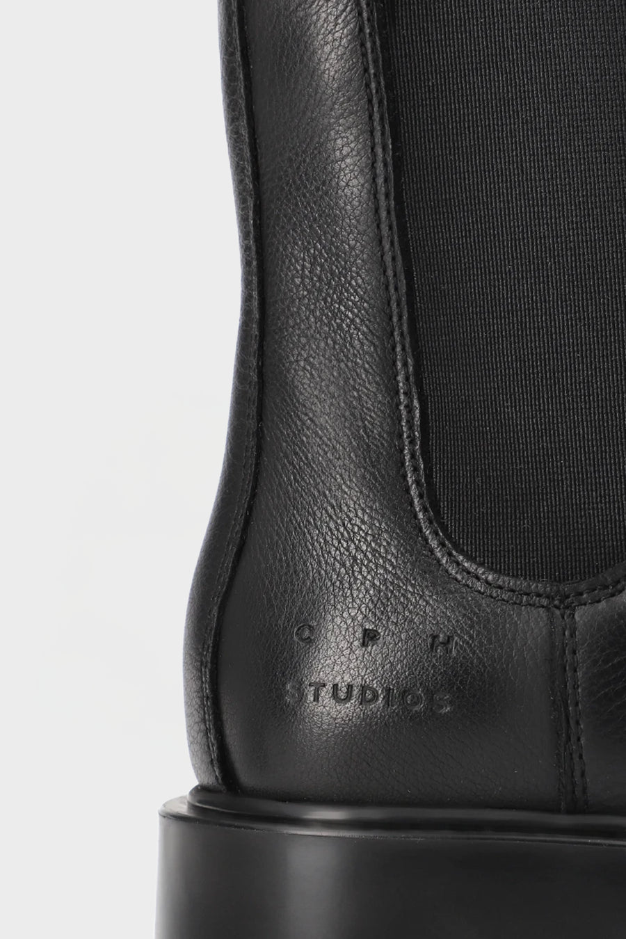 CPH444 LEATHER BOOTS BLACK - CHELSEA BOOTS SCHWARZ