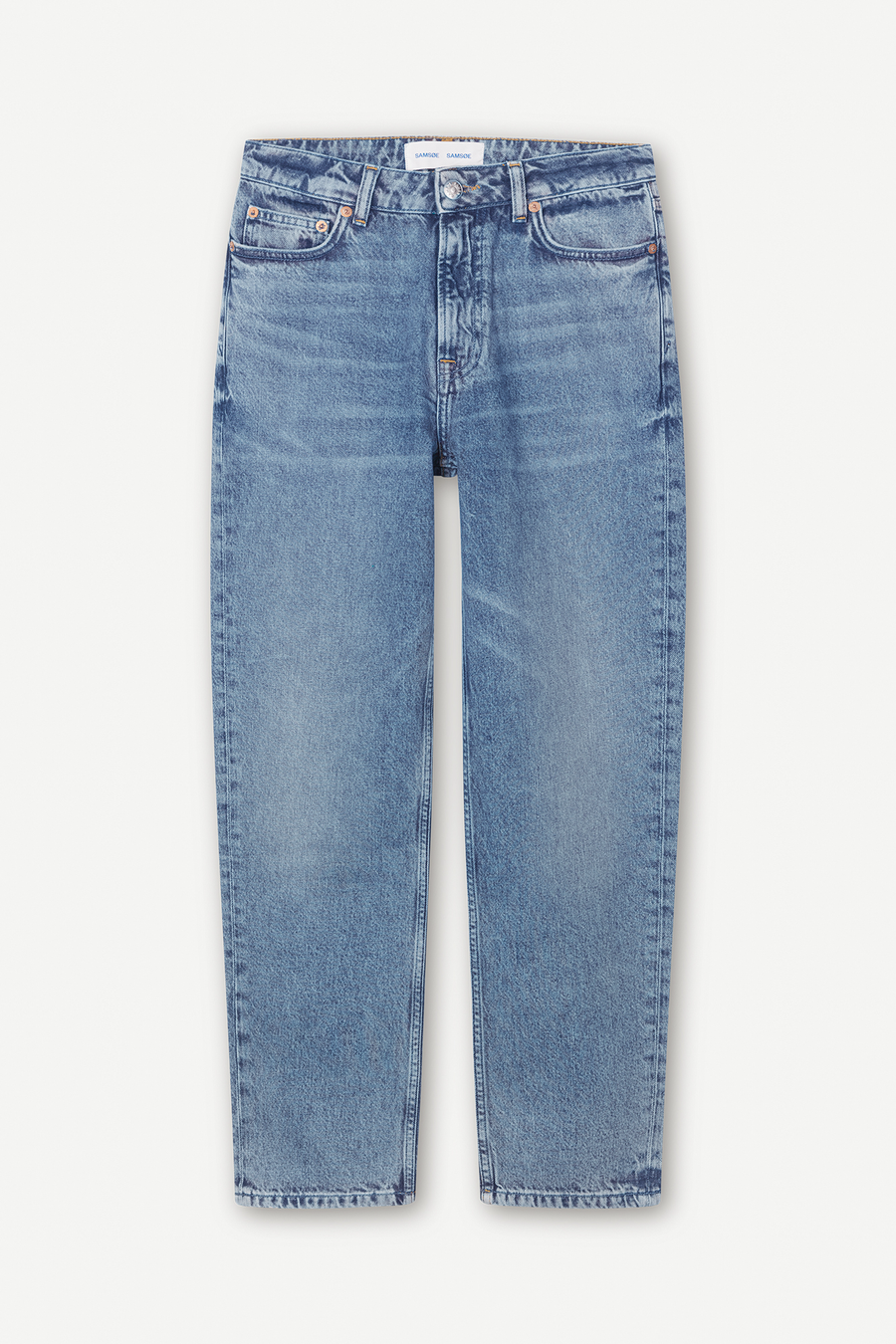 SAMSOE MARIANNE 14606 JEANS - JEANS VERKÜRZT MITTELBLAU