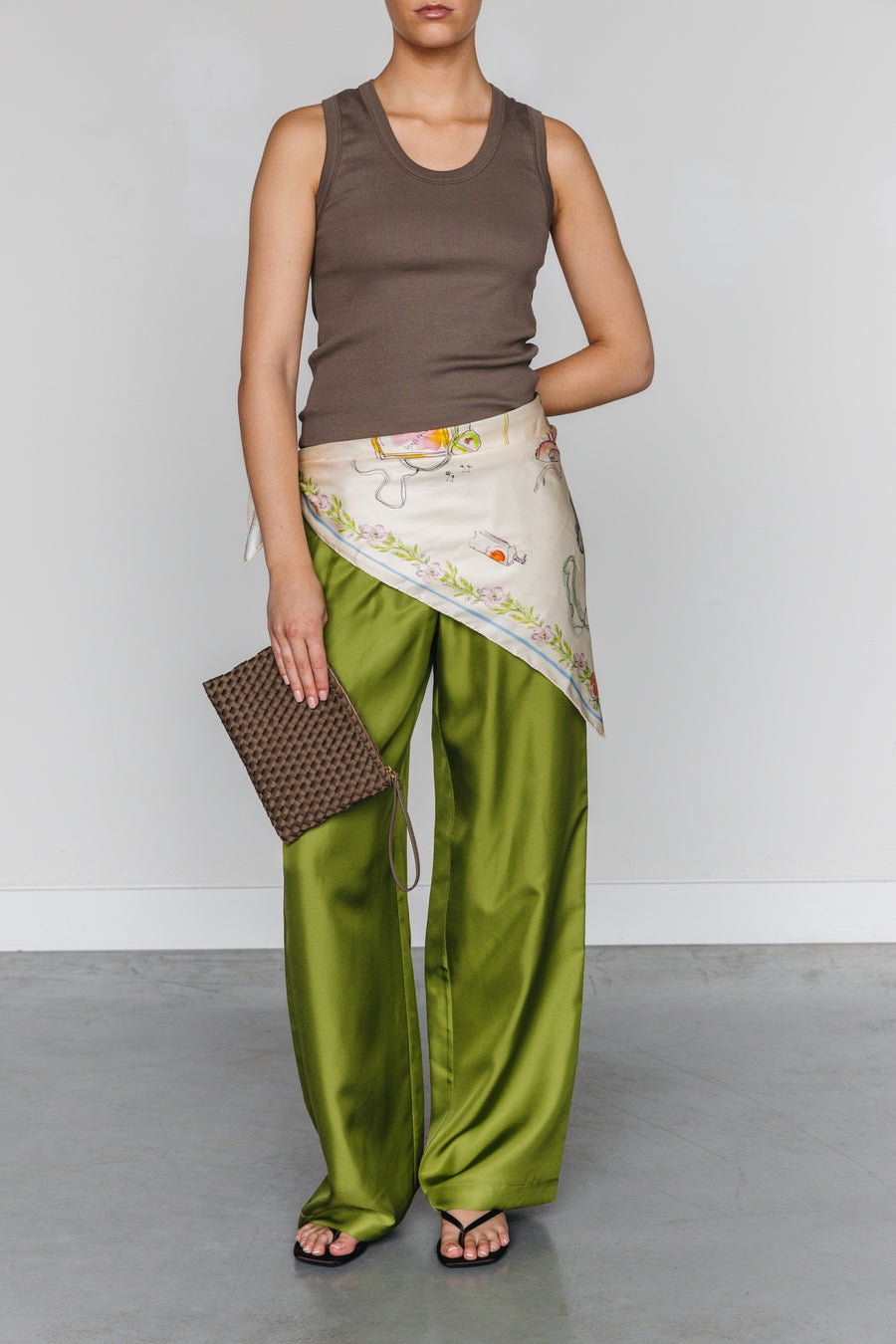 MARREA CLUTCH COCO FRESCO - CLUTCH IN MITTELBRAUN