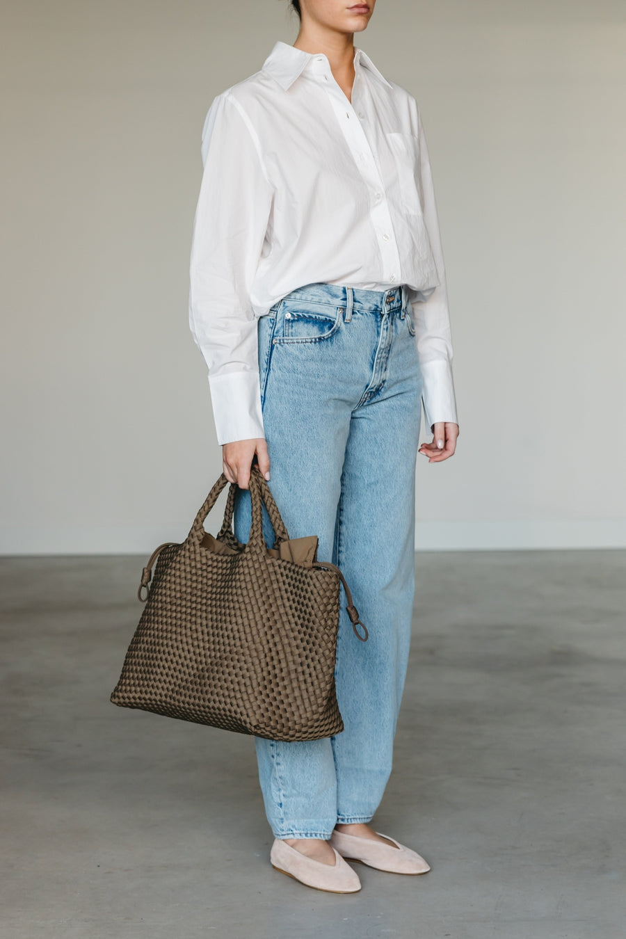 MARREA BAG LARGE COCO FRESCO - TASCHE GROß IN BRAUN