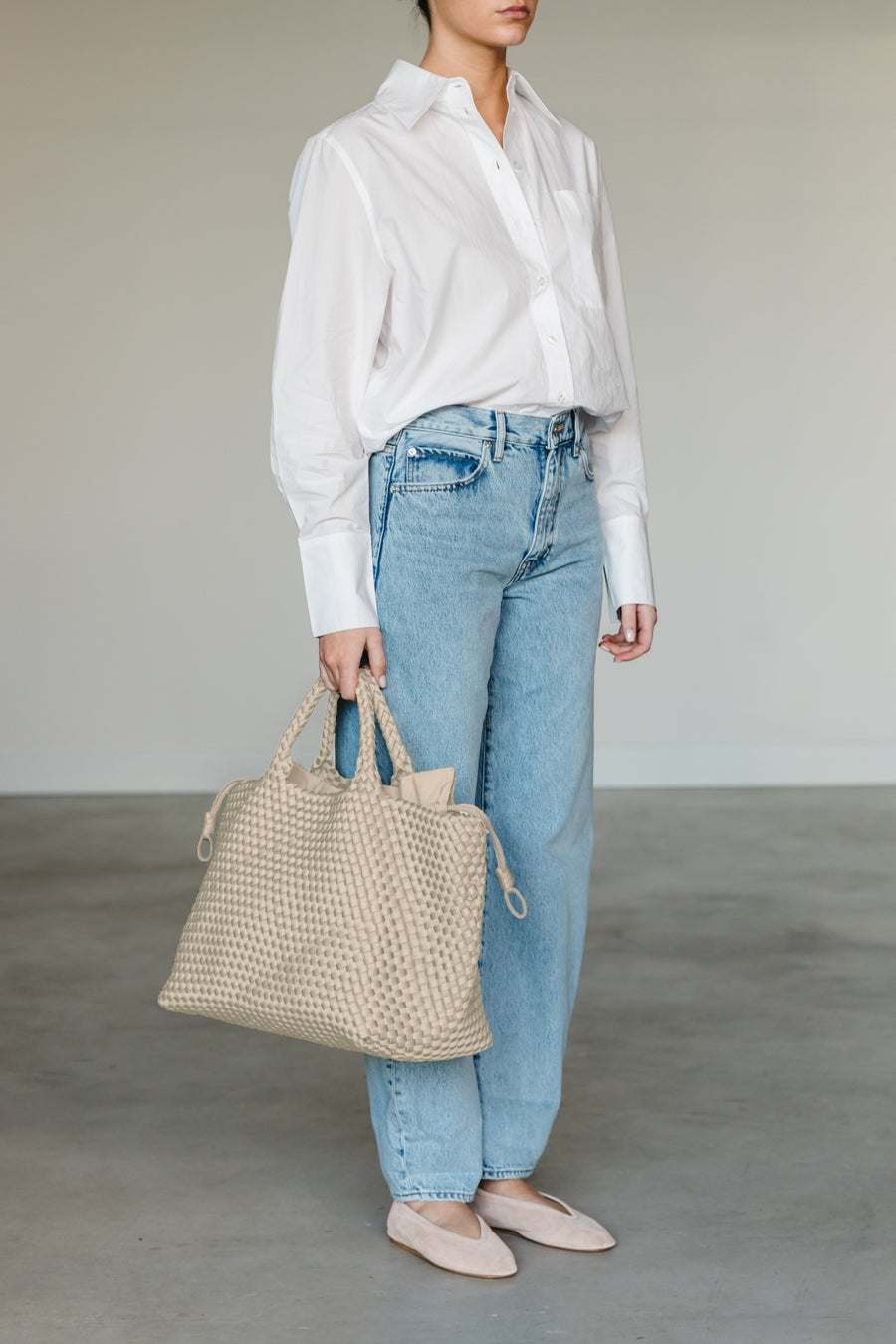 MARREA BAG LARGE NO TAN LINES - TASCHE GROß IN HELL BEIGE