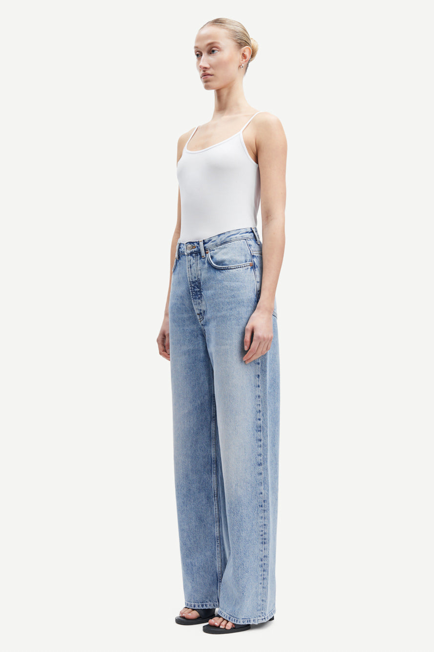 SAMSOE SHELLY IN LIGHT HERITAGE - BAGGY JEANS WEITES BEIN