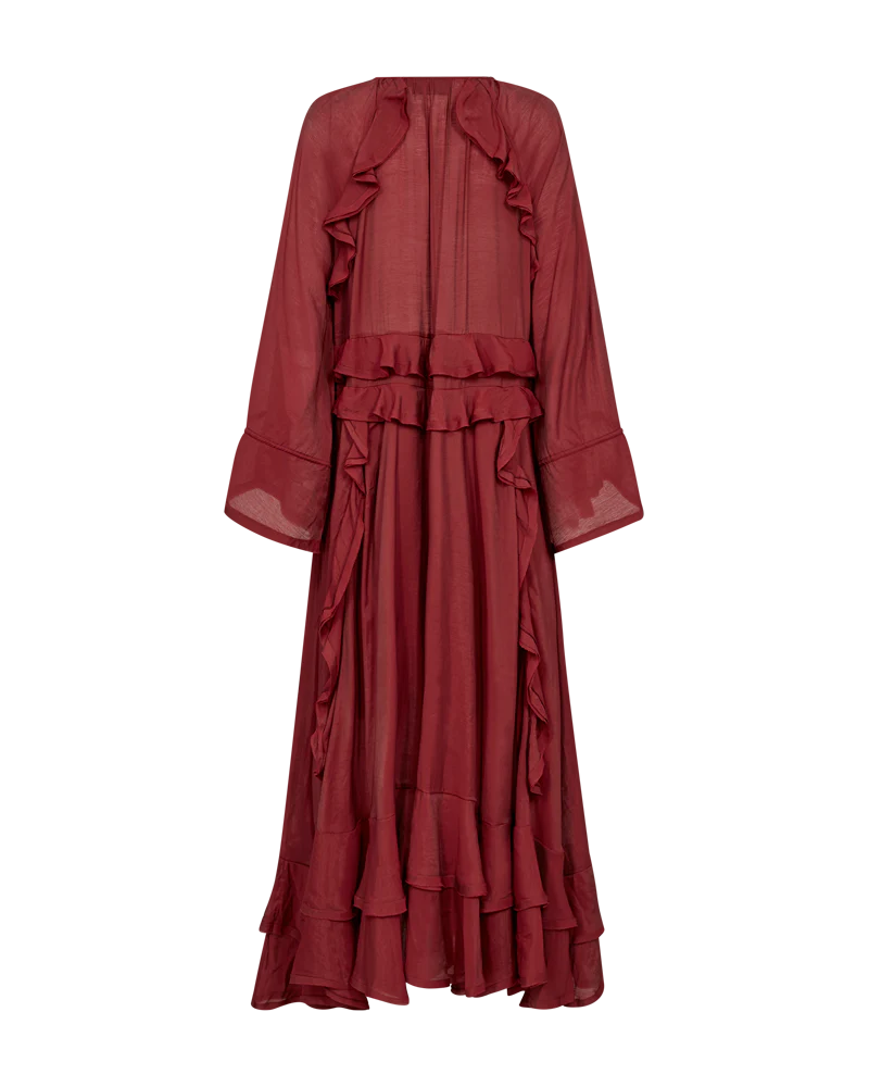 COPENHAGEN MUSE DRESS CMNORMA - LANGES KLEID STIL BOHO