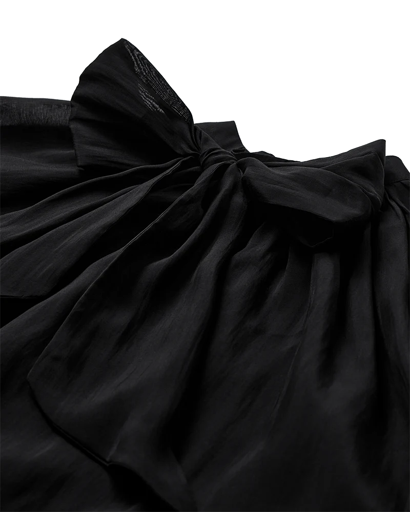 COPENHAGEN MUSE CMTILLY BLOUSE - BLUSE MIT SCHLEIFE IN SCHWARZ