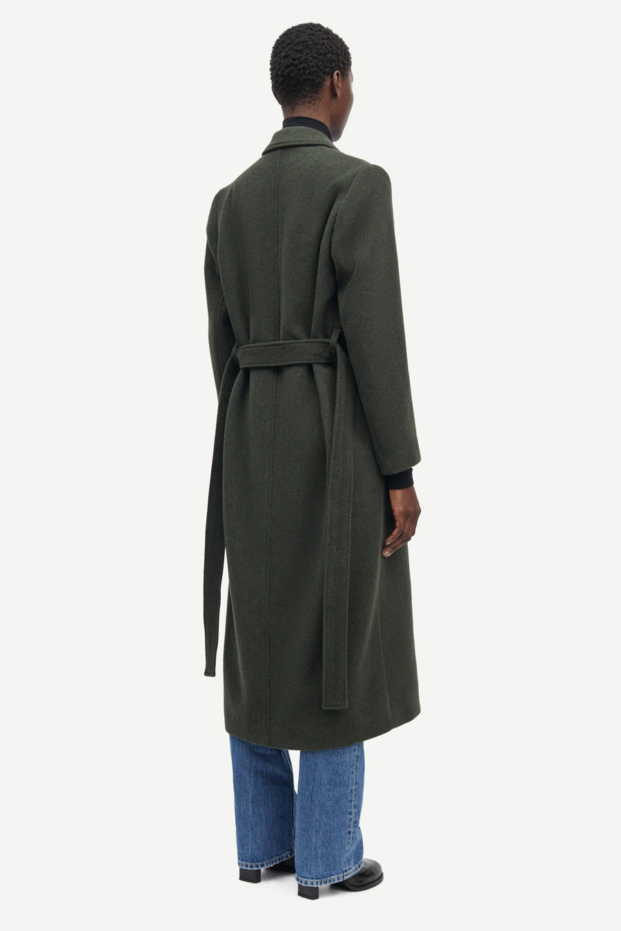 SAMSOE SAMSOE COAT ASTRID - MANTEL IN FARBE FOREST NIGHT