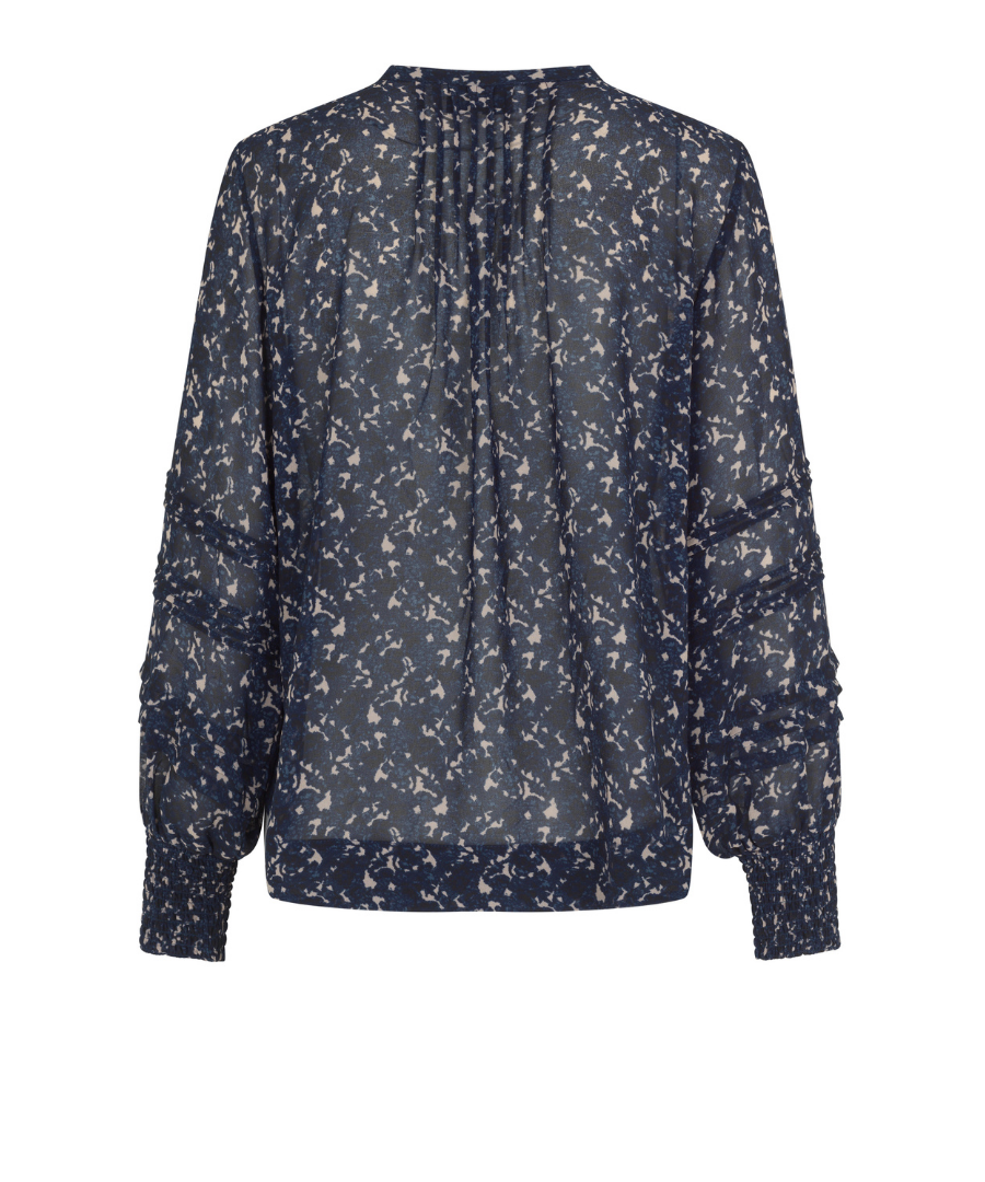 NORRIE BLOUSE - BLUSE MIT PRINT