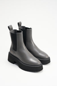 CPH683 VITELLO FORMAL GREY - CHELSEA BOOTS IN GRAU