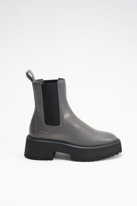 CPH683 VITELLO FORMAL GREY - CHELSEA BOOTS IN GRAU