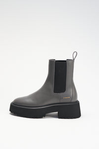 CPH683 VITELLO FORMAL GREY - CHELSEA BOOTS IN GRAU