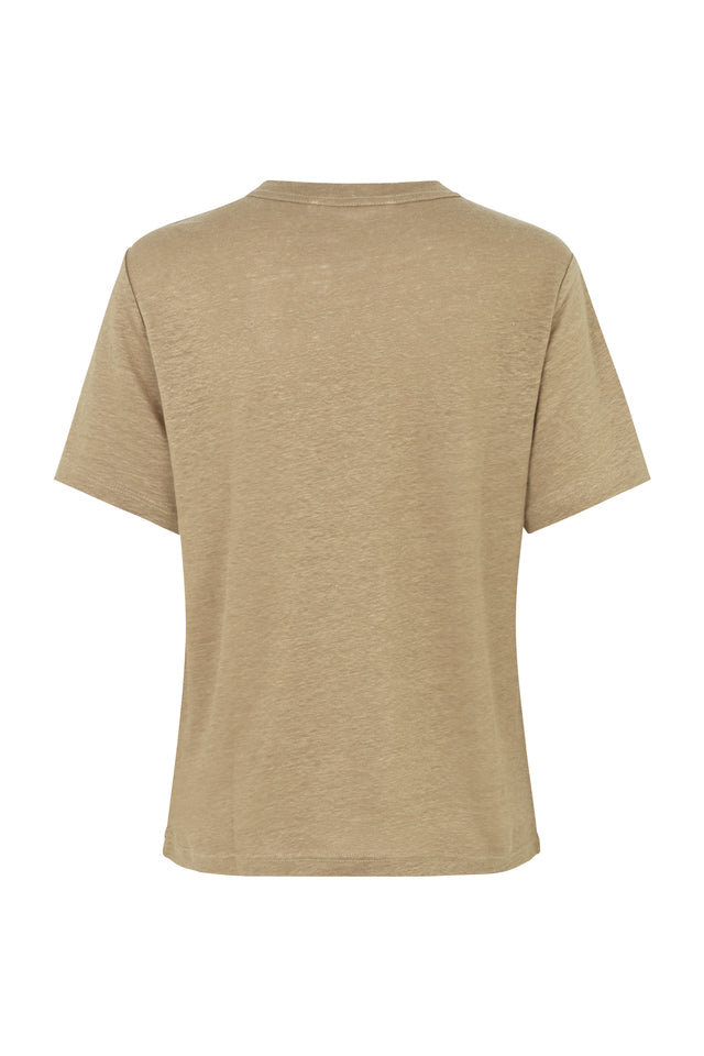 SAMSOE SAMSOE T-SHIRT DORETTA - LEINEN T-SHIRT